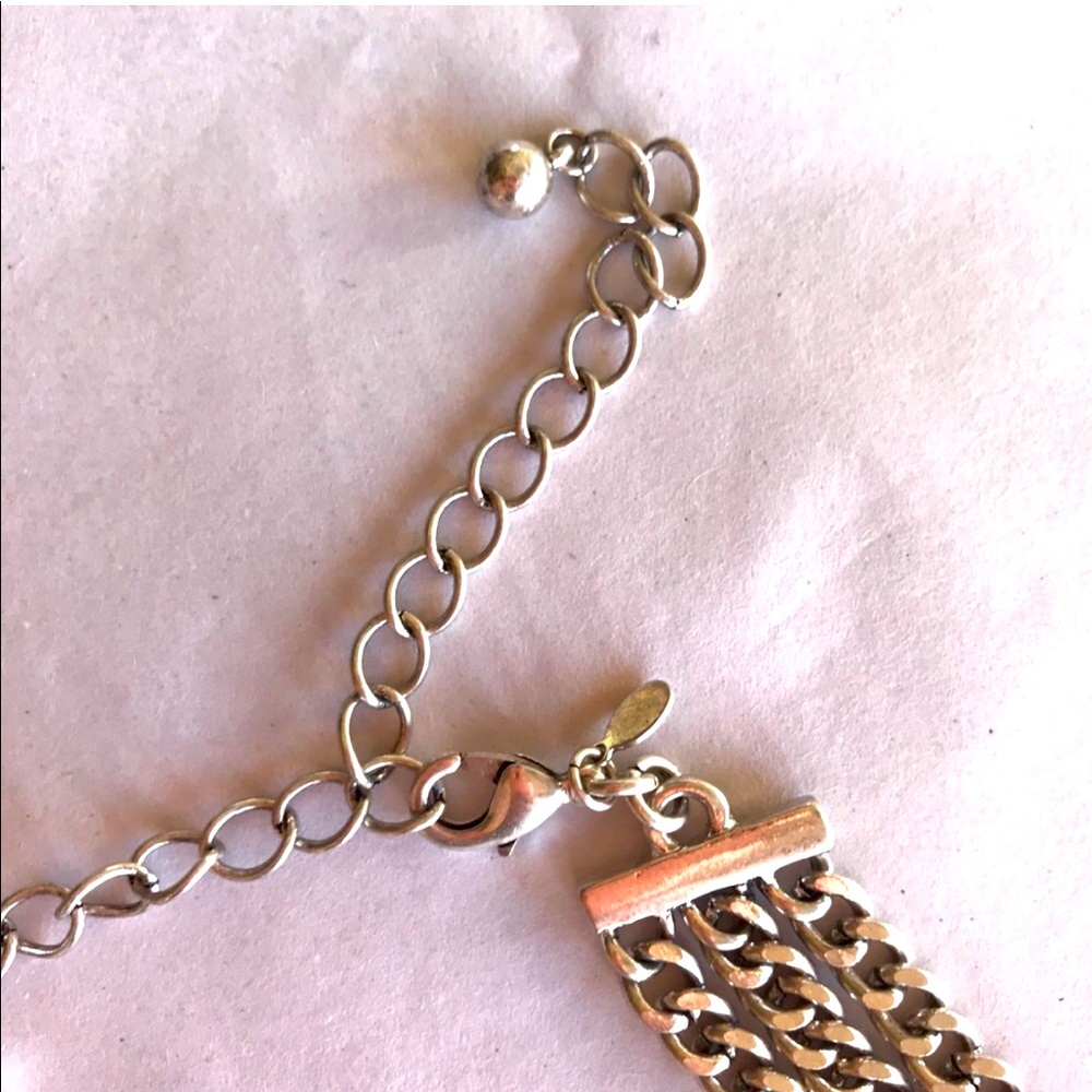 ❤️FIRM❤️. Premier Designs 18” Silver Link Necklace - Picture 5 of 6